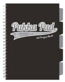 Kołozeszyt Pukka Pad Project Book Black Grey A4 czarny