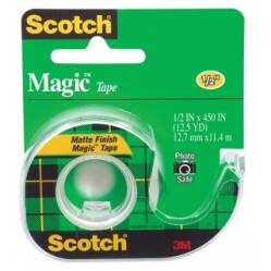 Taśma biurowa SCOTCH® Magic™ (104) matowa z dyspenserem 13mmx11, 4m