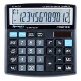 Kalkulator biurowy DONAU TECH, 12-cyfr. czarny