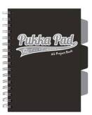 Kołozeszyt Pukka Pad Project Book Black Grey A5 czarny