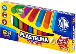 Plastelina ASTRA 12+1 kolorów