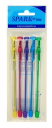 Długopisy 5 kolorów CHIARA Spark Line