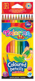 Kredki ołówkowe heksagonalne Colorino Kids PATIO 12 kolorów