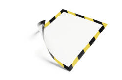 Ramka samoprzylepna ostrzegawcza DURAFRAME® SECURITY A4 żółto-czarna 5 szt.