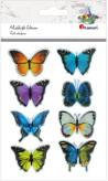 Motylki 3D naklejki foliowe