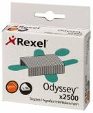 Zszywki REXEL 9mm Odyssey 2500sztuk wysokowydajne srebrne