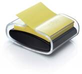 Podajnik do bloczków samoprzylepnych POST-IT®, czarny, w zestawie 1 bloczek Super Sticky Z-Notes