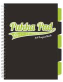 Kołozeszyt Pukka Pad Project Book Black Lime A4 czarny