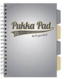 Kołozeszyt Pukka Pad Project Book Grey B5 szary